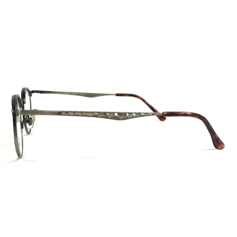 Coda Eyeglasses Frames C-20 QB63 Antique Black Gray Round Modernist 44-21-132